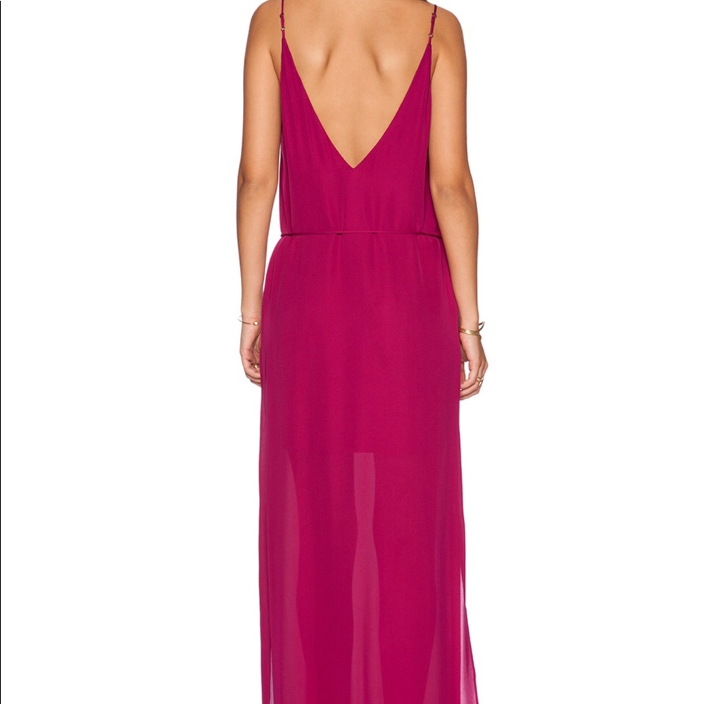 MAID by Yifat Oren Harlow Gown in Magenta - Picture 4 of 6